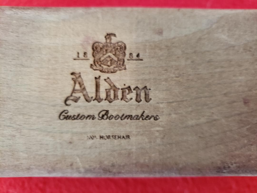 オールデン Shoetree,Shoehorn,Brush,Cream 計4点