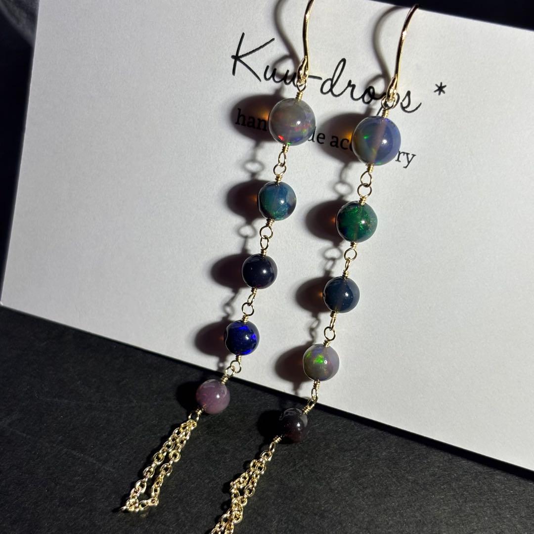 【専用です】ブラックオパール✴︎14kgf ３点セット