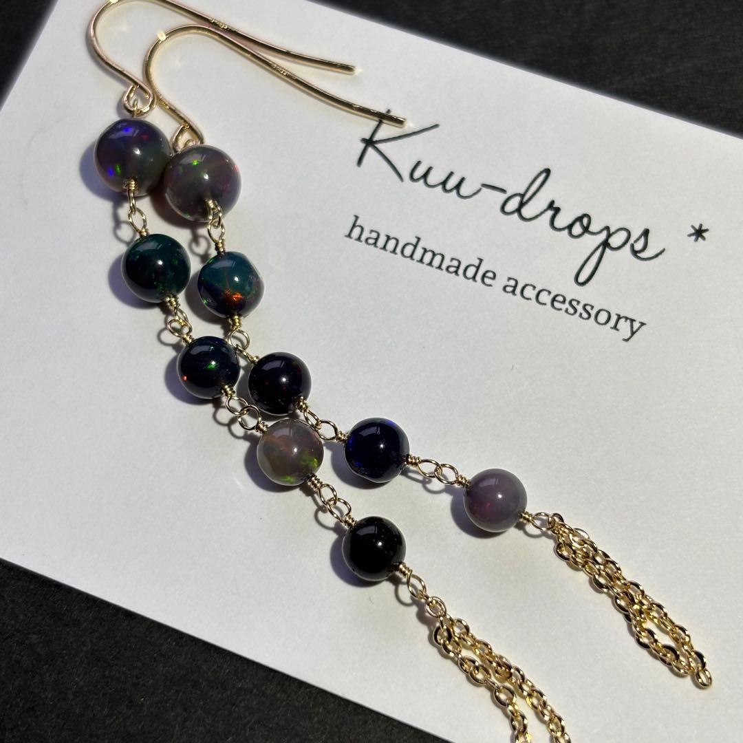 【専用です】ブラックオパール✴︎14kgf ３点セット