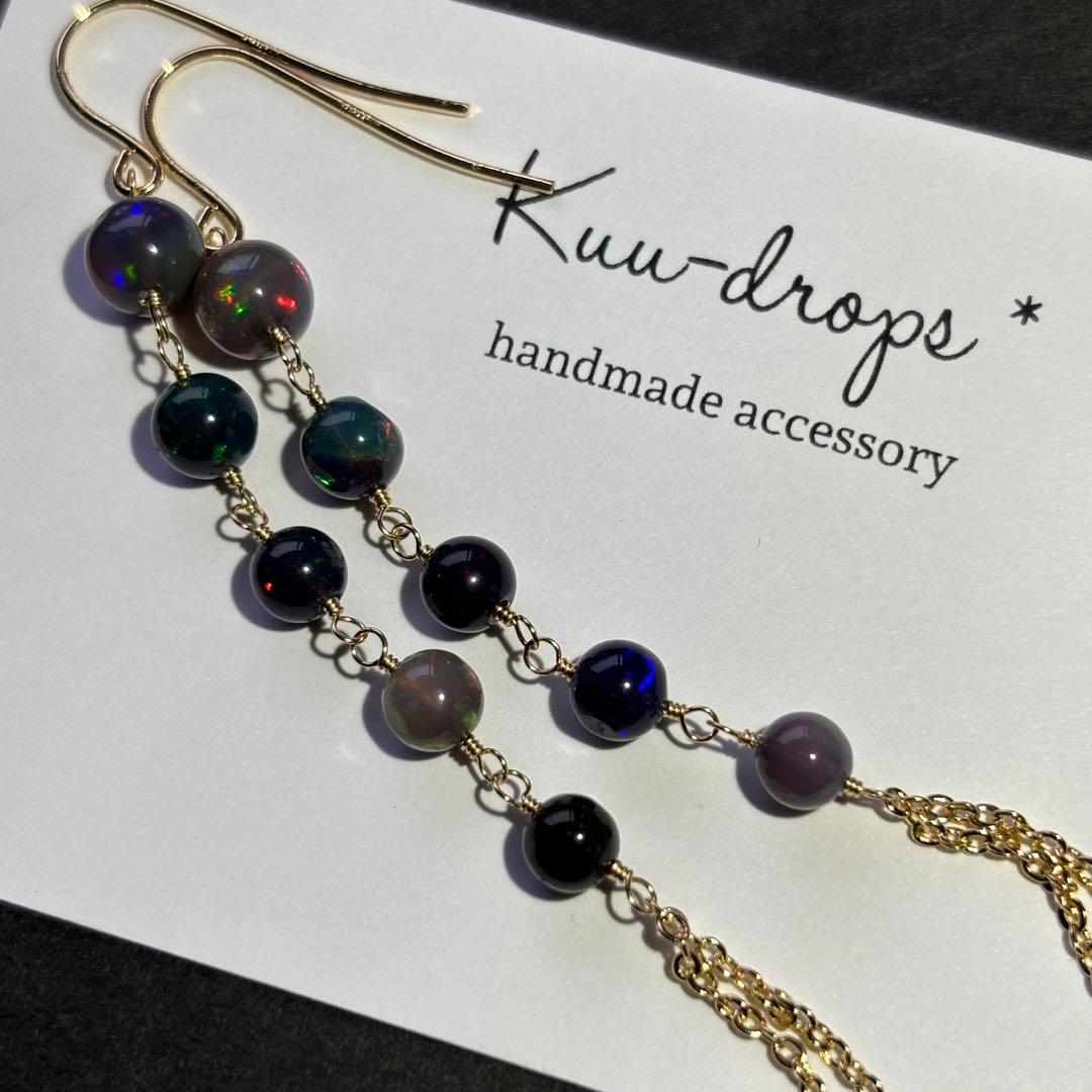 【専用です】ブラックオパール✴︎14kgf ３点セット