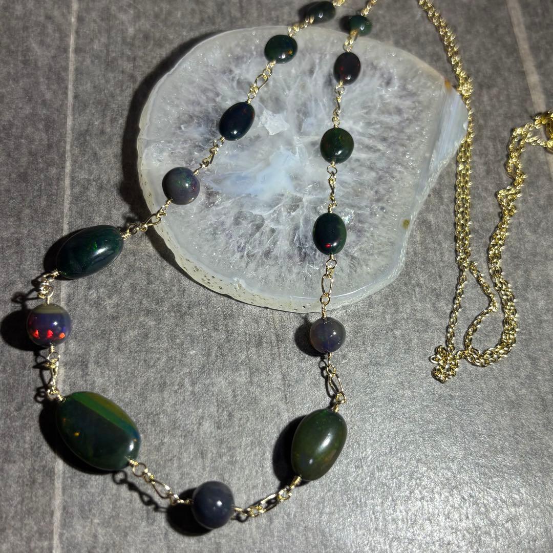 【専用です】ブラックオパール✴︎14kgf ３点セット