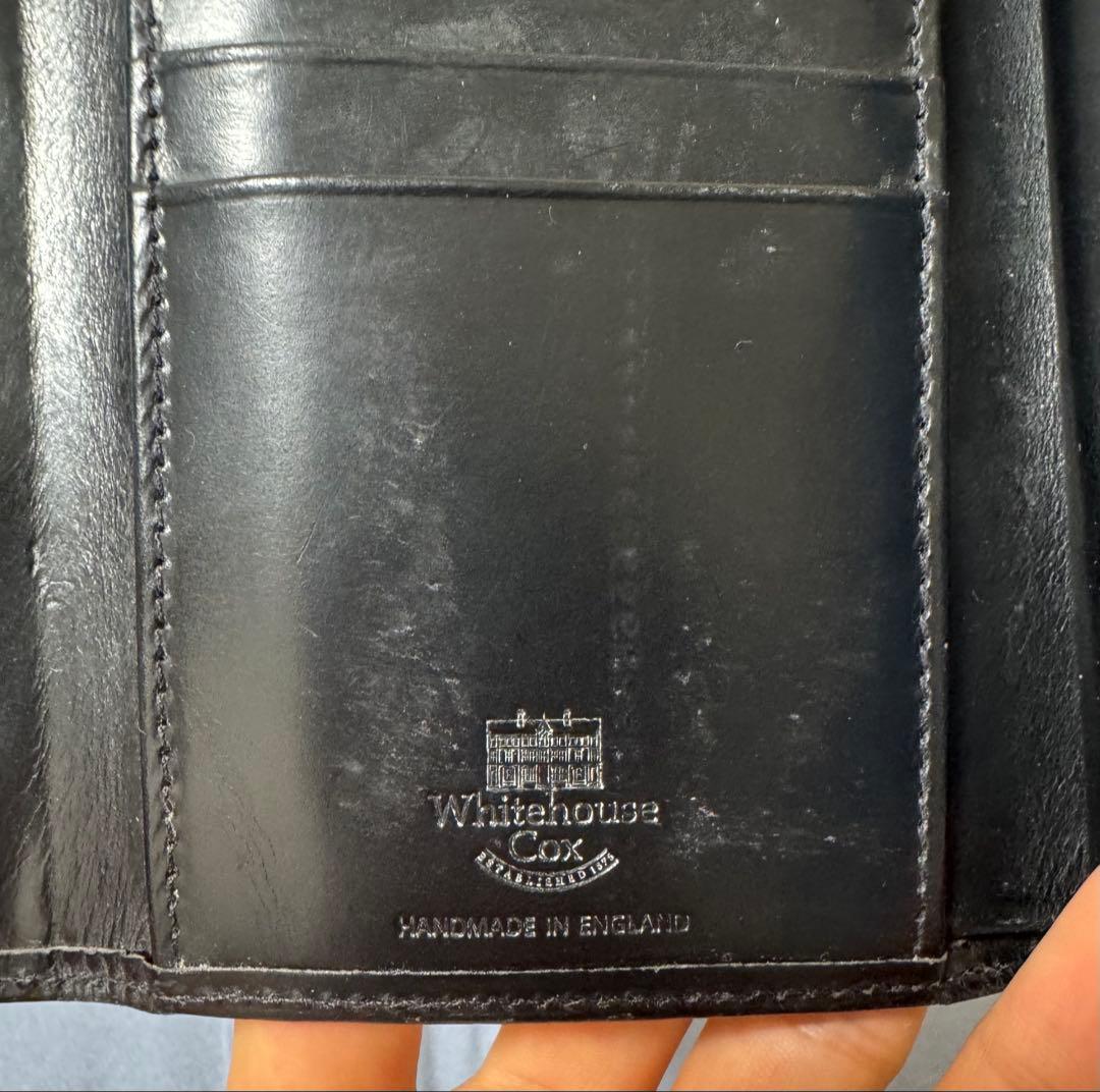 Whitehouse Cox 三つ折財布 ブラック