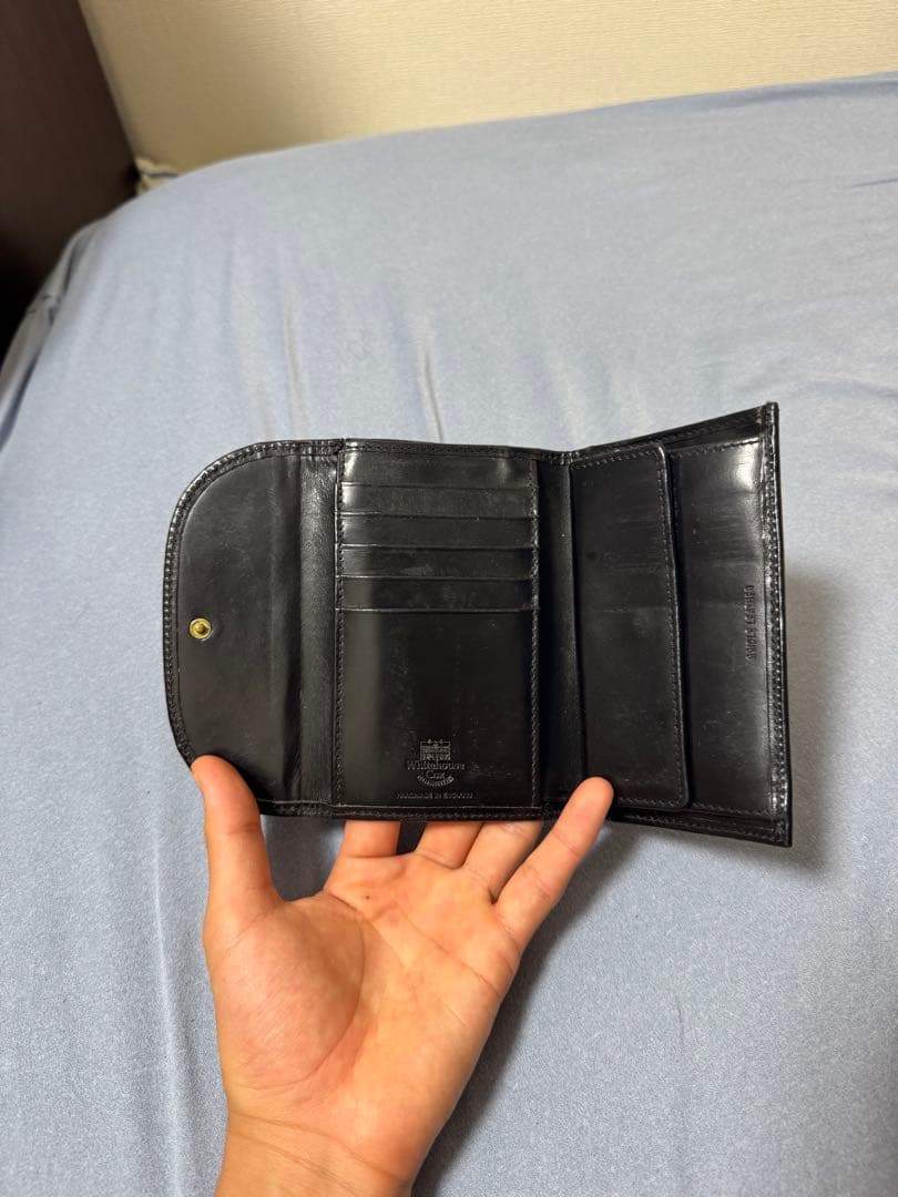 Whitehouse Cox 三つ折財布 ブラック