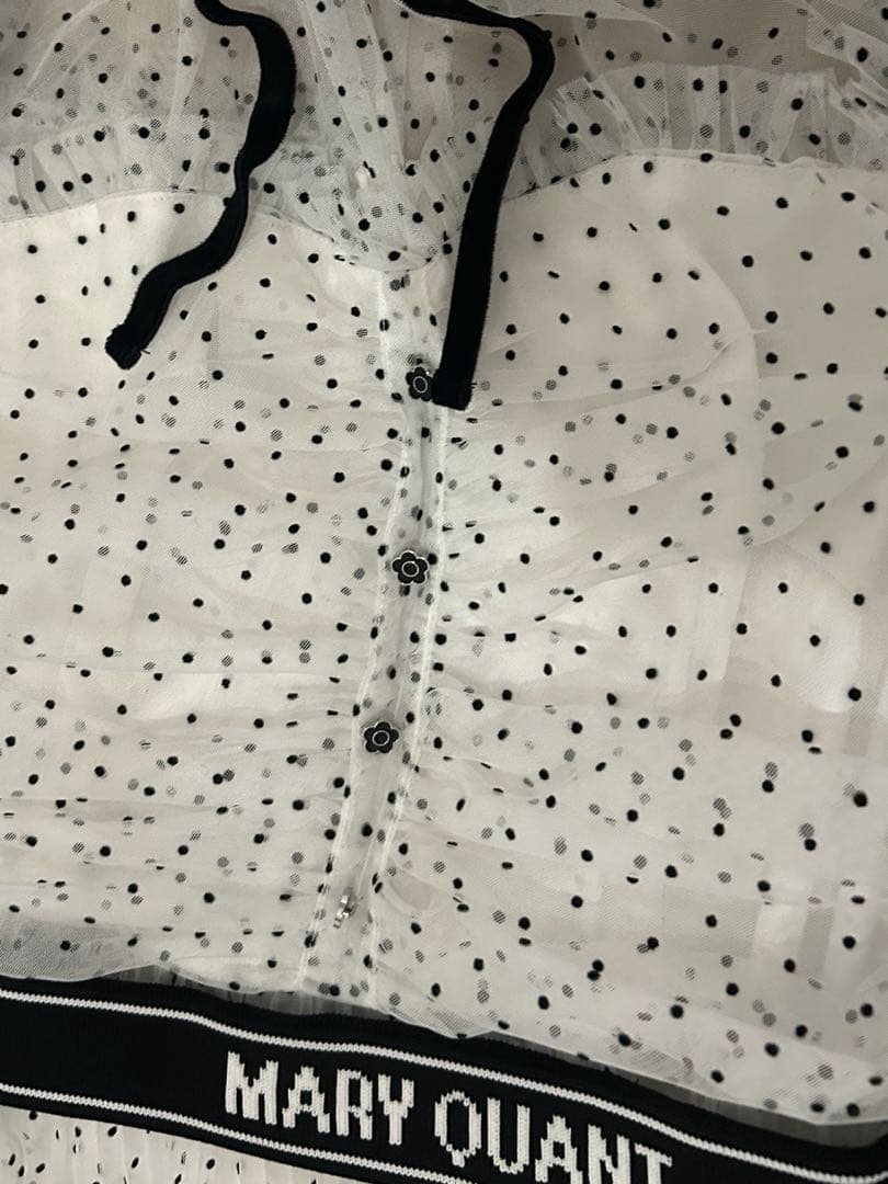 Lily brown MARY QUANTドット ロング ワンピース