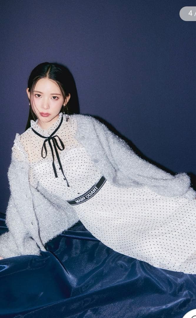 Lily brown MARY QUANTドット ロング ワンピース