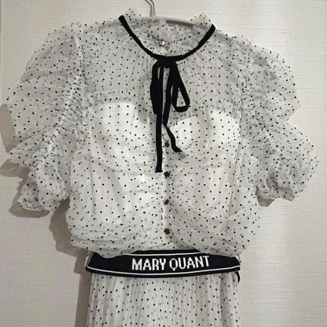 Lily brown MARY QUANTドット ロング ワンピース