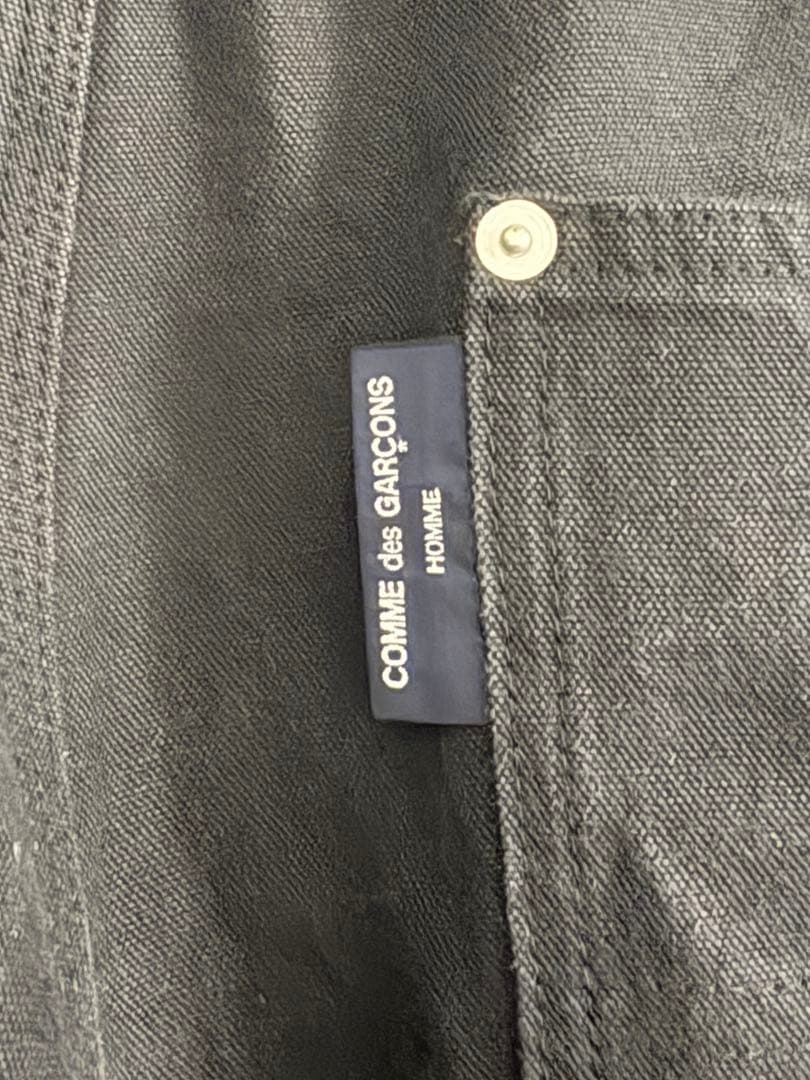 COMME des GARÇONS HOMME ブラックペインターパンツ