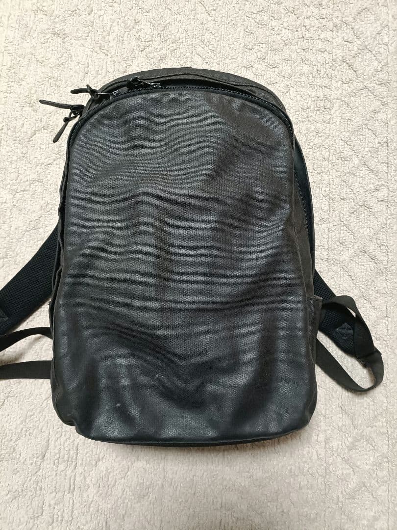 香久山鞄 センニチ帆布のバックパック チャコールブラック