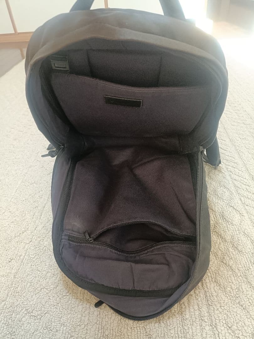 香久山鞄 センニチ帆布のバックパック チャコールブラック