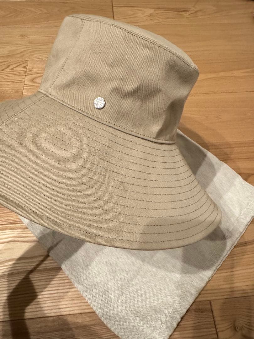 エルメス　ベージュ バケットハット