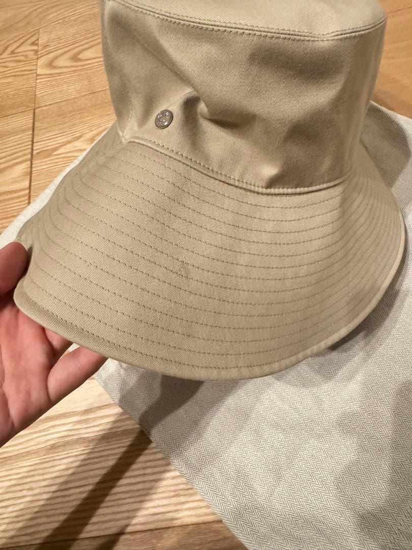エルメス　ベージュ バケットハット