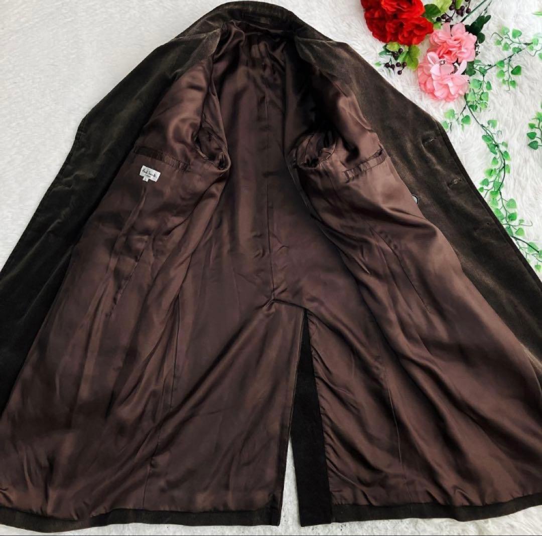 Paul Smith ポールスミスダブルチェスターコート ロング コーデュロイ