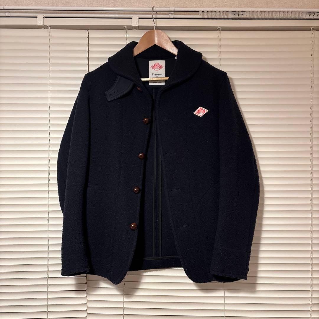 DANTON ウールモッサ ラウンドカラージャケット（メンズ）40サイズ