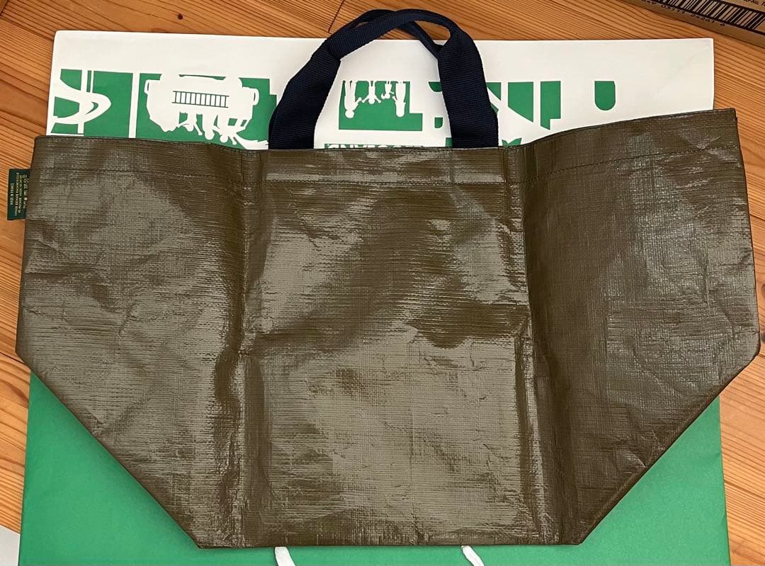 エルベシャプリエ　2013PP ビーチバッグ　ムース×マリン