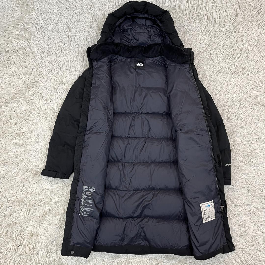 ノースフェイス キッズ ロングダウンジャケット 140 ブラック ドライベント
