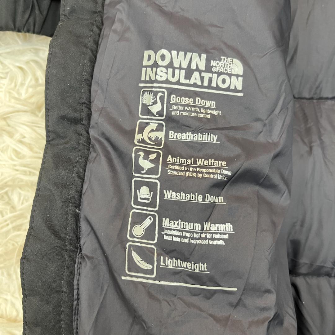 ノースフェイス キッズ ロングダウンジャケット 140 ブラック ドライベント