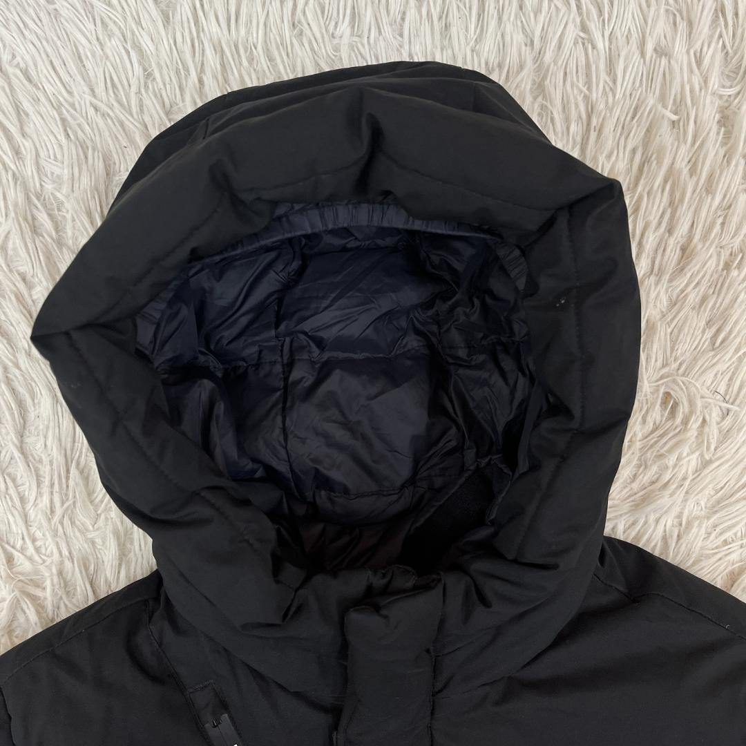 ノースフェイス キッズ ロングダウンジャケット 140 ブラック ドライベント