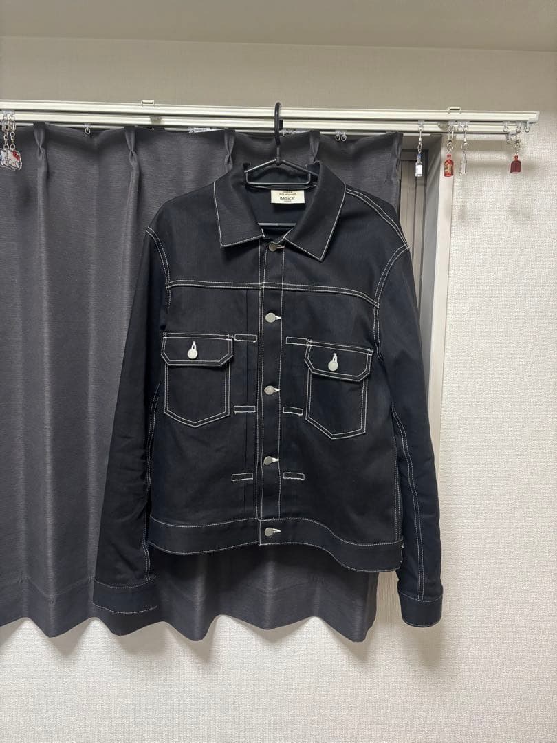 ジャケット・アウター basicks 2ND TYPE DENIM JACKET BLACK