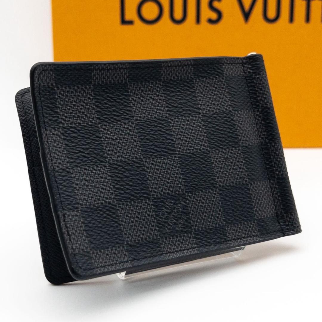 【極美品】ルイヴィトン　ポルトフォイユパンス　マネークリップ　ダミエグラフィット