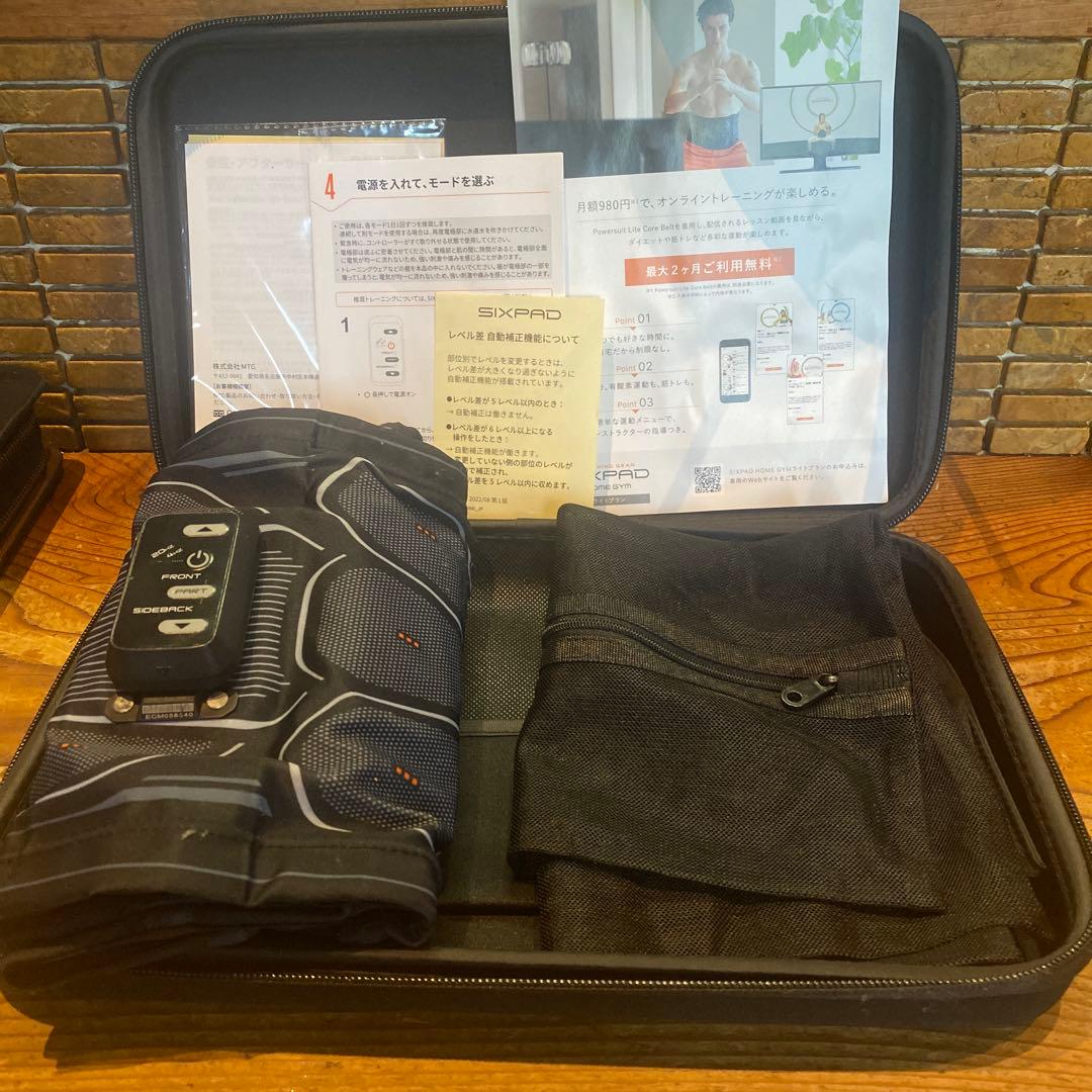 SIXPAD EMSトレーニングベルト ブラック
