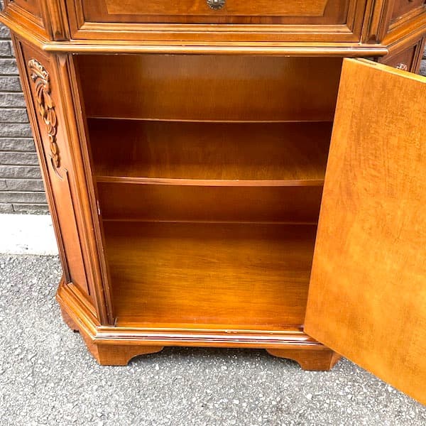 イタリアアンティーク　サイドボード　コンソールテーブル　花台　電話台