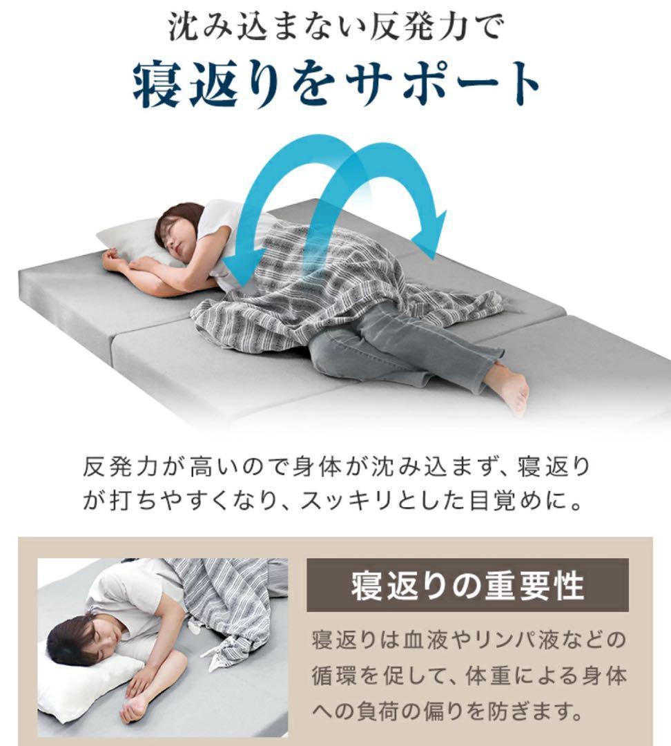 ✨新品✨高反発マットレス　ダブル　140cm×195cm 厚さ10mm