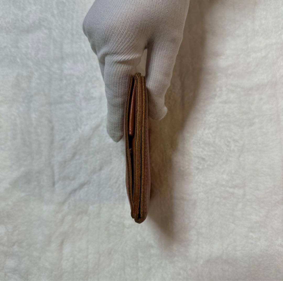 IL BISONTE（イルビゾンテ） 本革 二つ折りレザースクエアウォレット