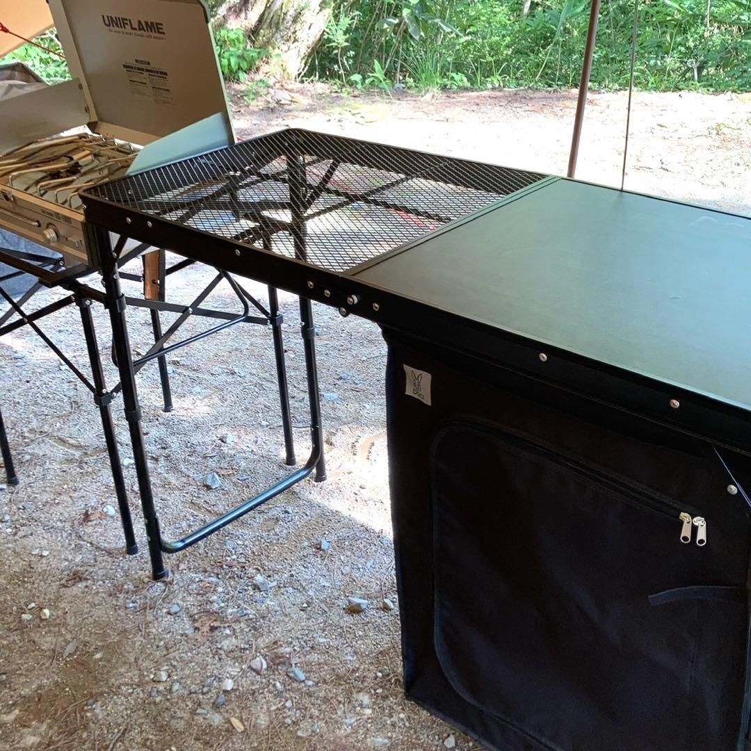 DOD✩クッキングキング キッチンテーブル 耐熱調理台