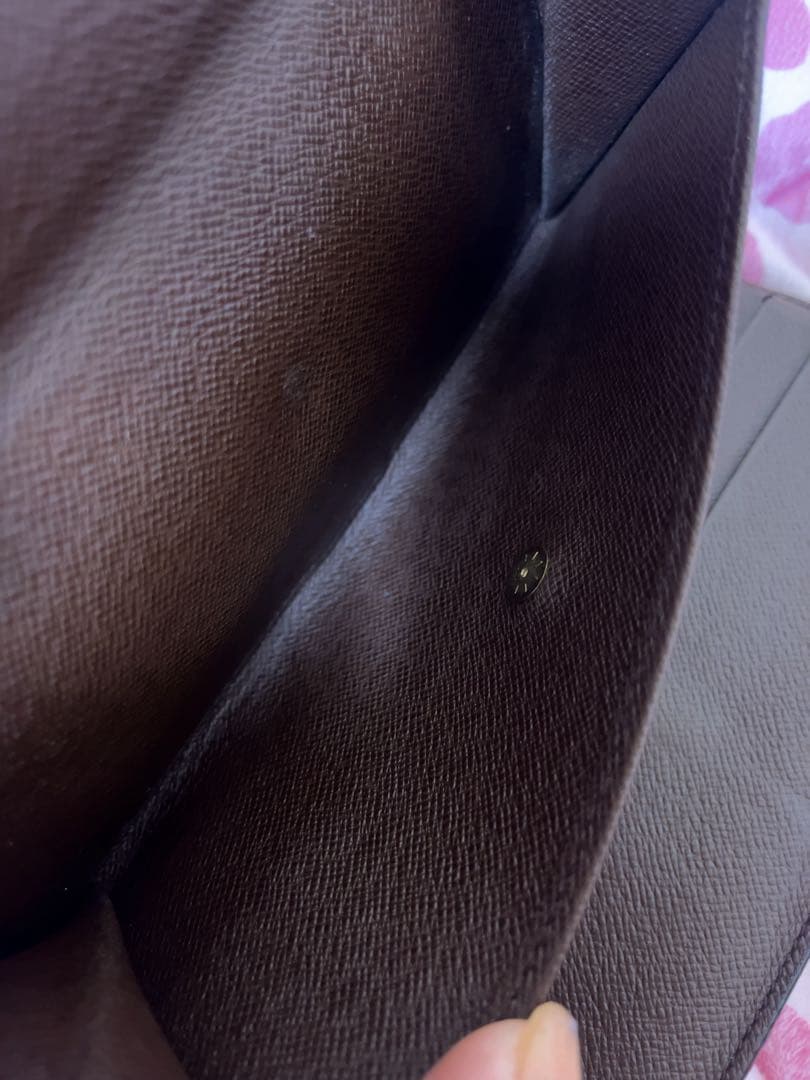 ルイヴィトン ダミエ 3つ折り長財布