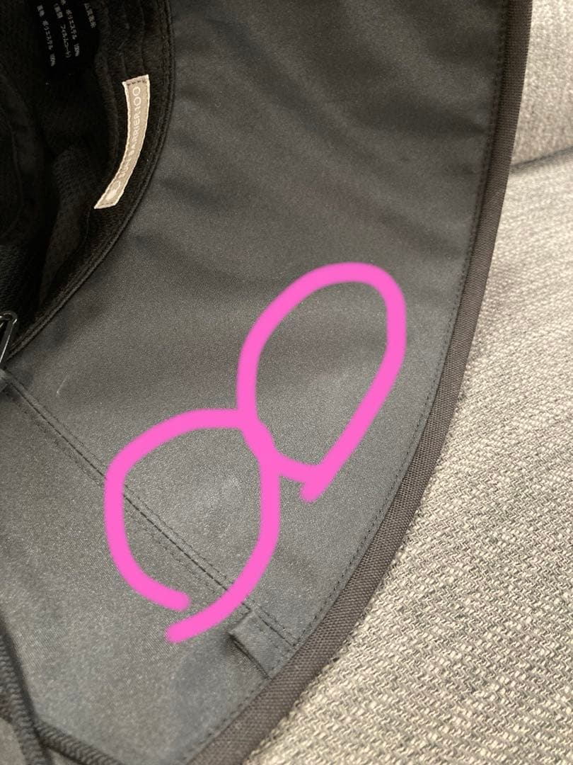 SUN BARRIER 100 ナチュラルハット　黒　M