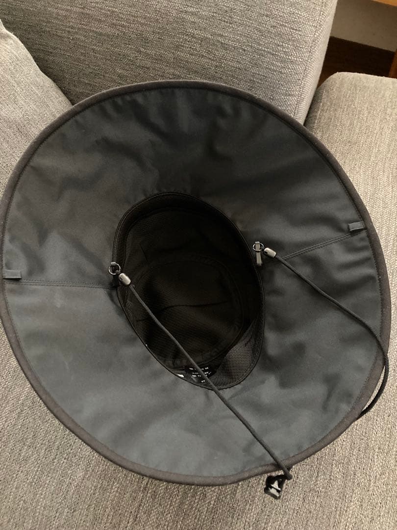 SUN BARRIER 100 ナチュラルハット　黒　M