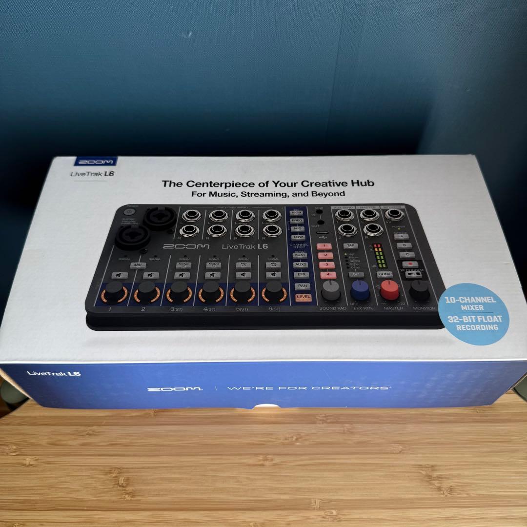 美品✨ZOOM LiveTrak L6 32bit対応ミキサー