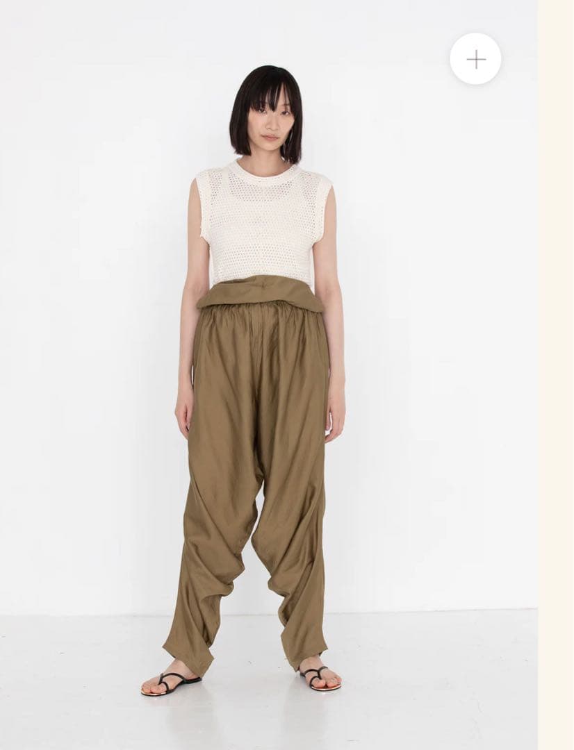 今季enrica | コットンサテンコンビネゾン