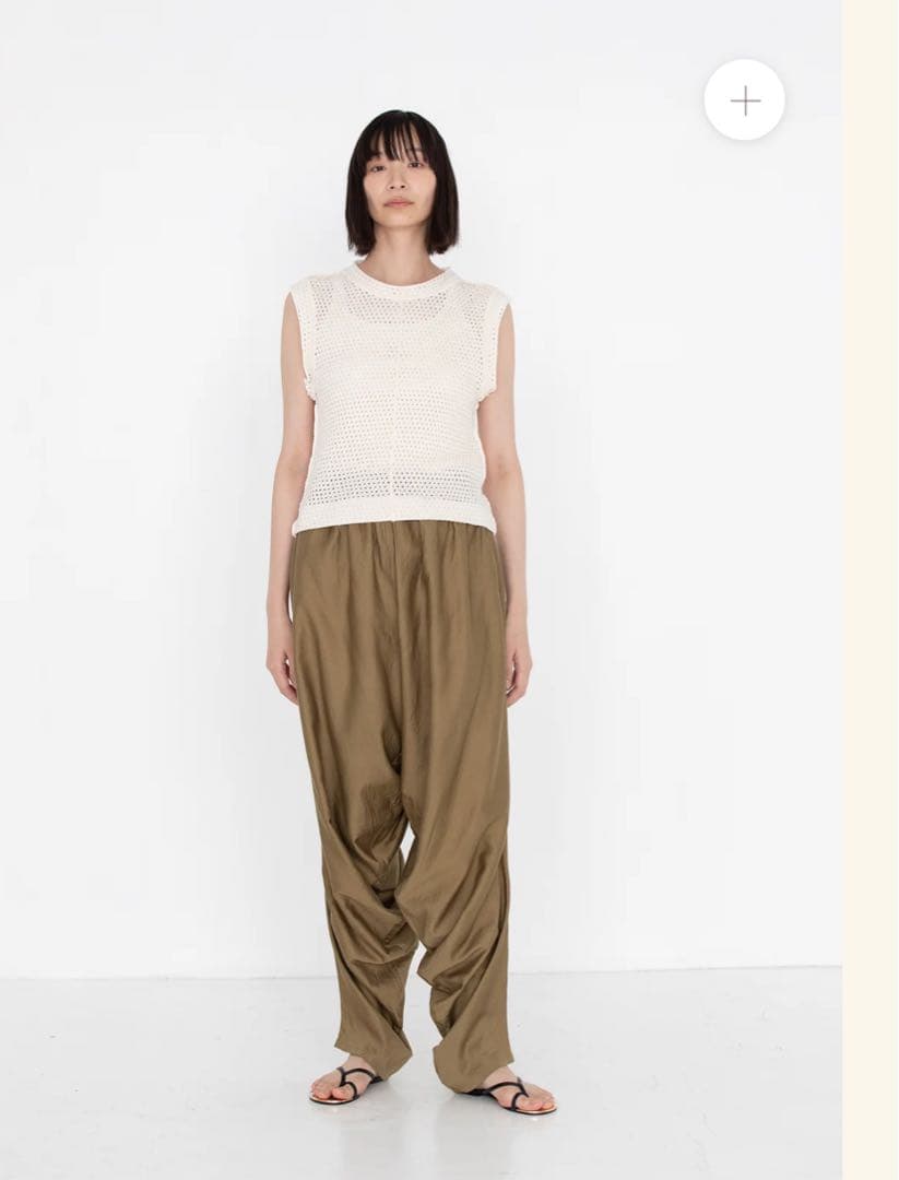 今季enrica | コットンサテンコンビネゾン