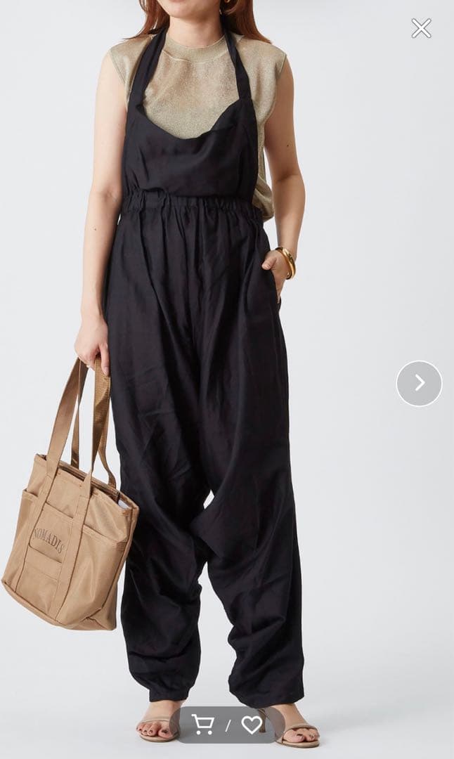 今季enrica | コットンサテンコンビネゾン