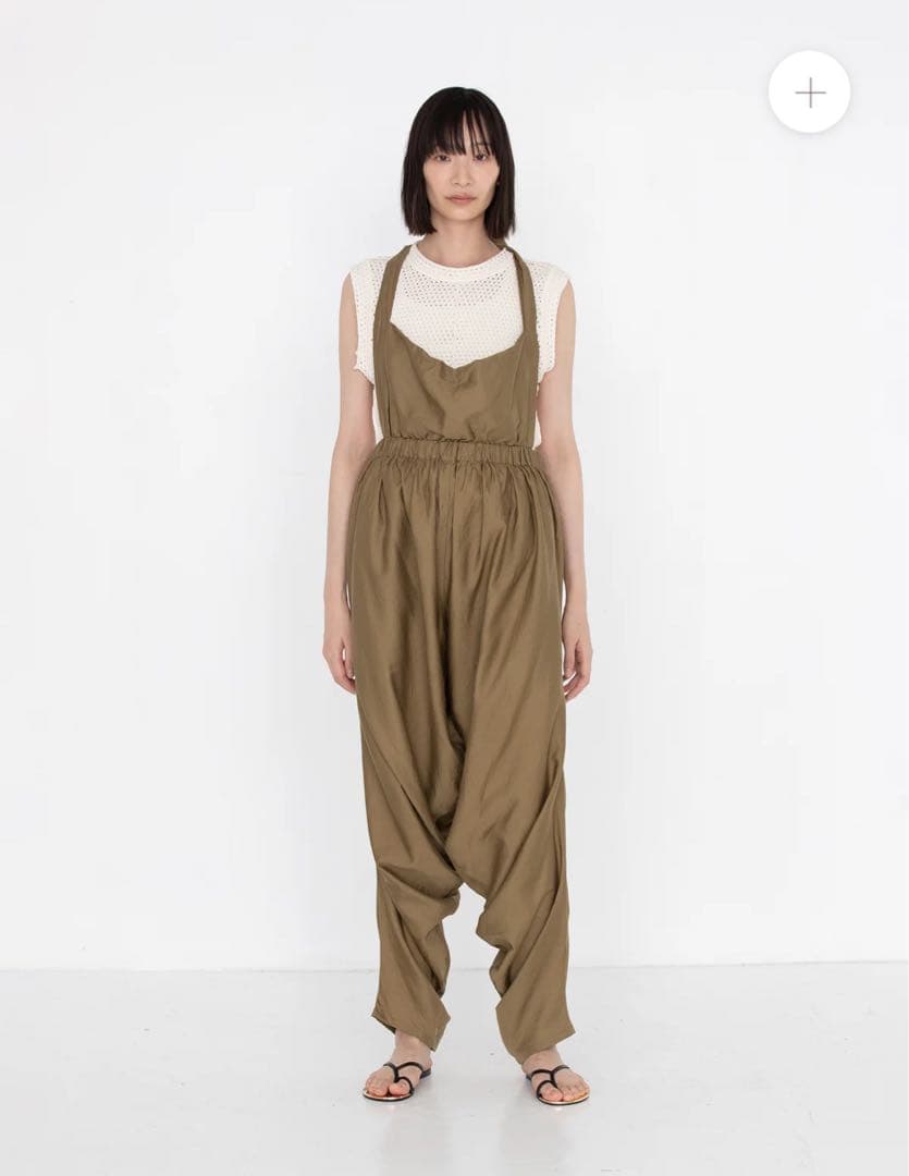 今季enrica | コットンサテンコンビネゾン