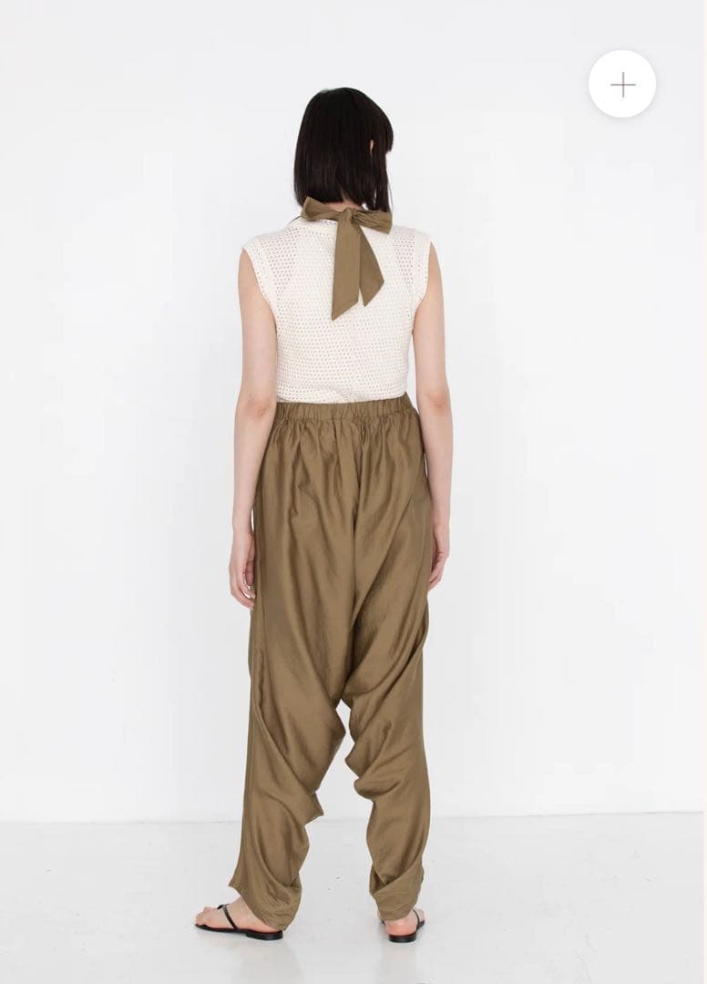 今季enrica | コットンサテンコンビネゾン