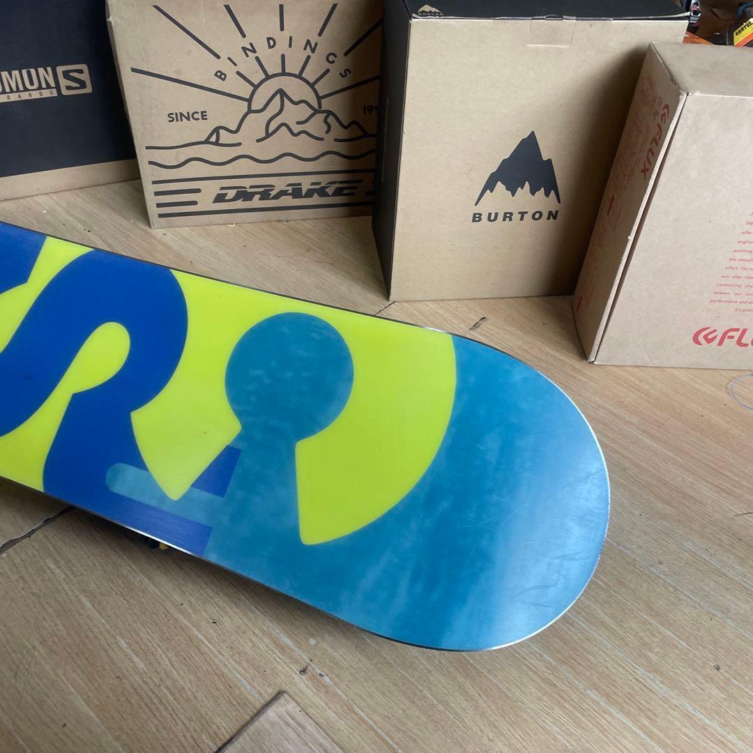 BURTON　バートンキッズスノーボードセット　バイン付　CUSTOM　カスタム