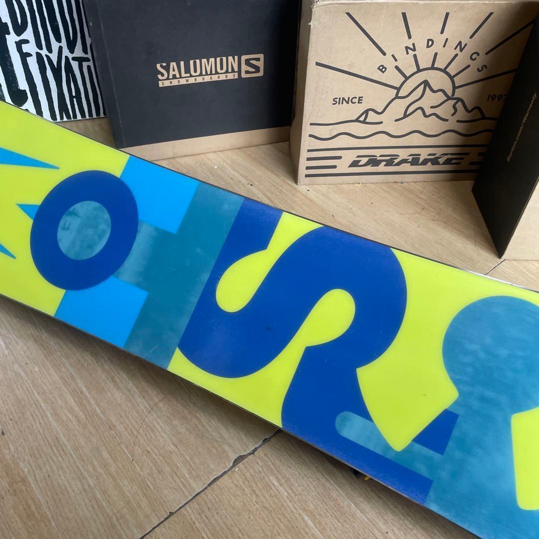 BURTON　バートンキッズスノーボードセット　バイン付　CUSTOM　カスタム