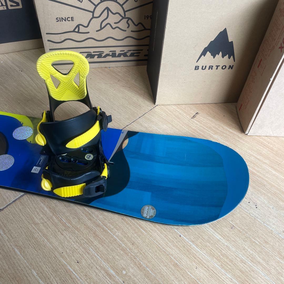 BURTON　バートンキッズスノーボードセット　バイン付　CUSTOM　カスタム