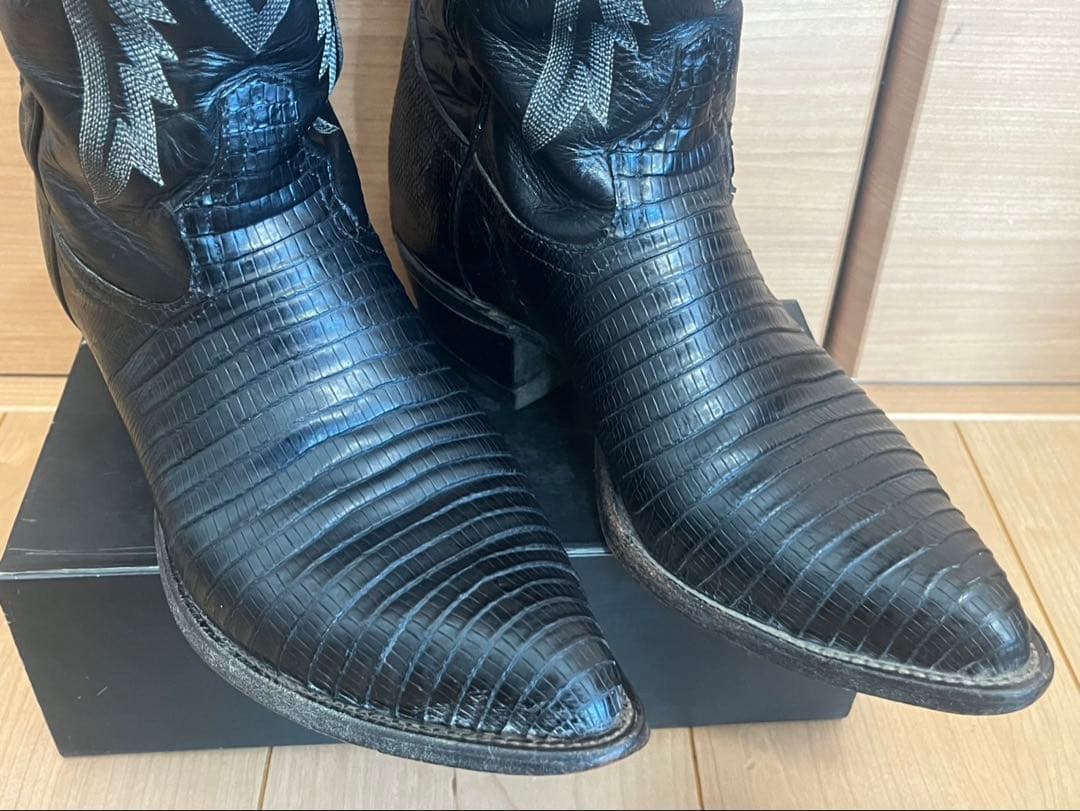 【はやの古着】Tony Lama ウエスタンブーツ リザード