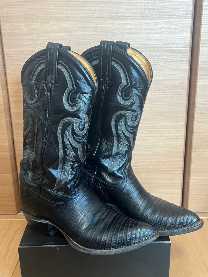 【はやの古着】Tony Lama ウエスタンブーツ リザード