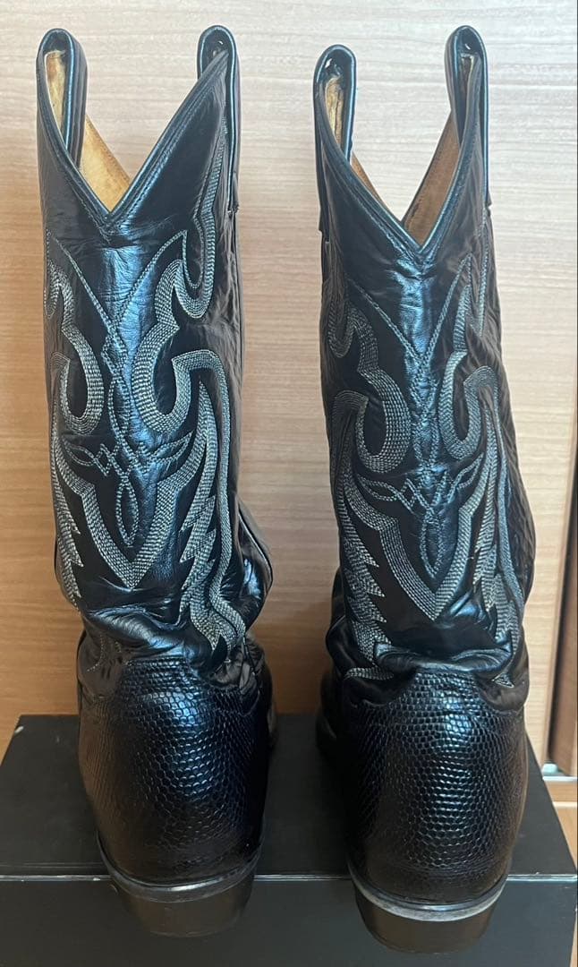 【はやの古着】Tony Lama ウエスタンブーツ リザード