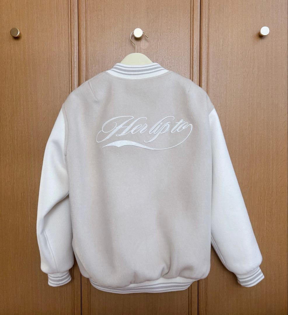 ジャケット・アウター Her lip to H Logo Varsity Jacket