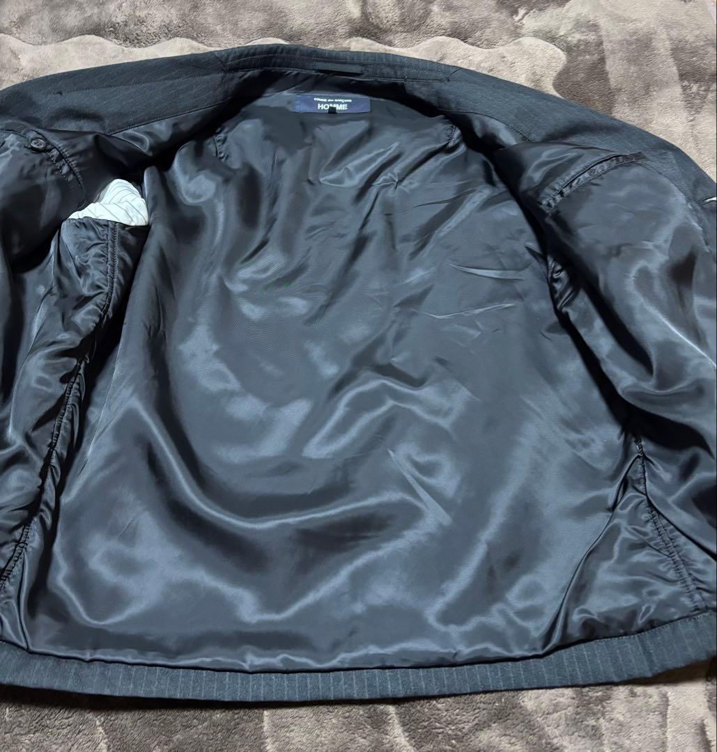 COMME des GARCONS HOMME ウールエステルヘリンボーンJKT