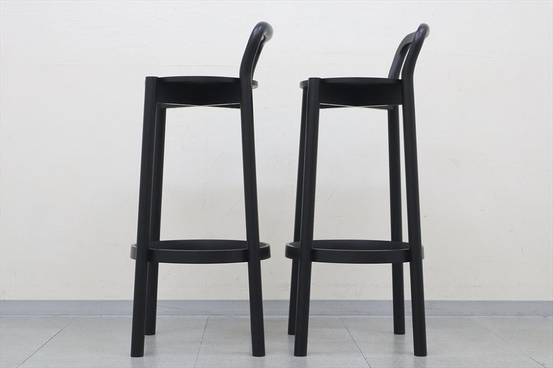 KNS カリモク ニュースタンダード キャストール バー スツール バックレスト