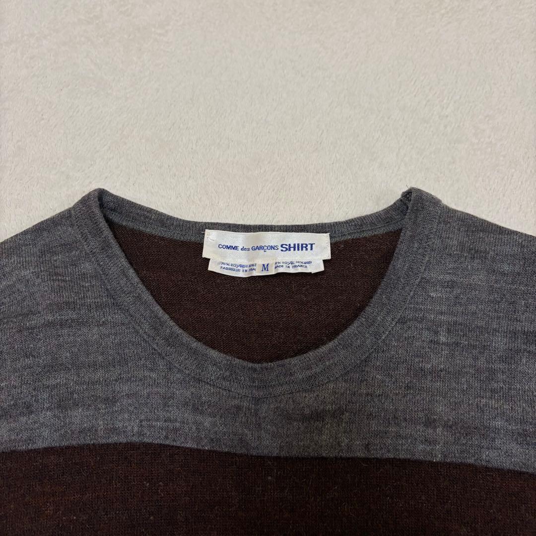 【美品】コムデギャルソンシャツ　長袖カットソー　M