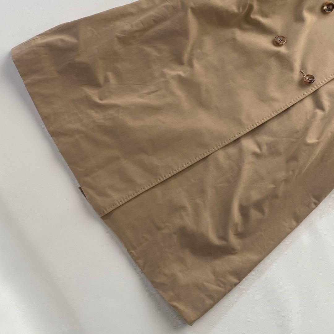 【マキシ丈/美品】バーバリーロンドン トレンチコート ハニー 40 ライナー付