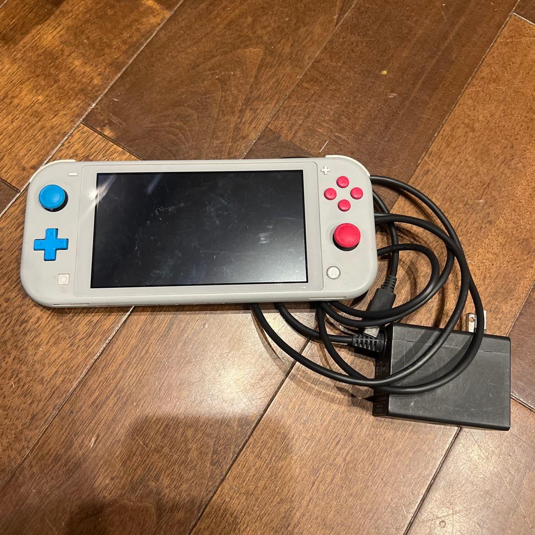 Switchライト本体　充電器.SD付　ジャンク品