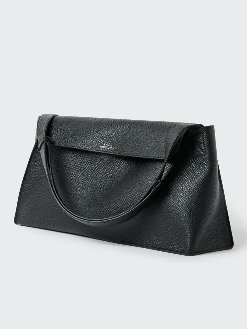 スタジオニコルソン SHIBORU LEATHER BAG IN BLACK